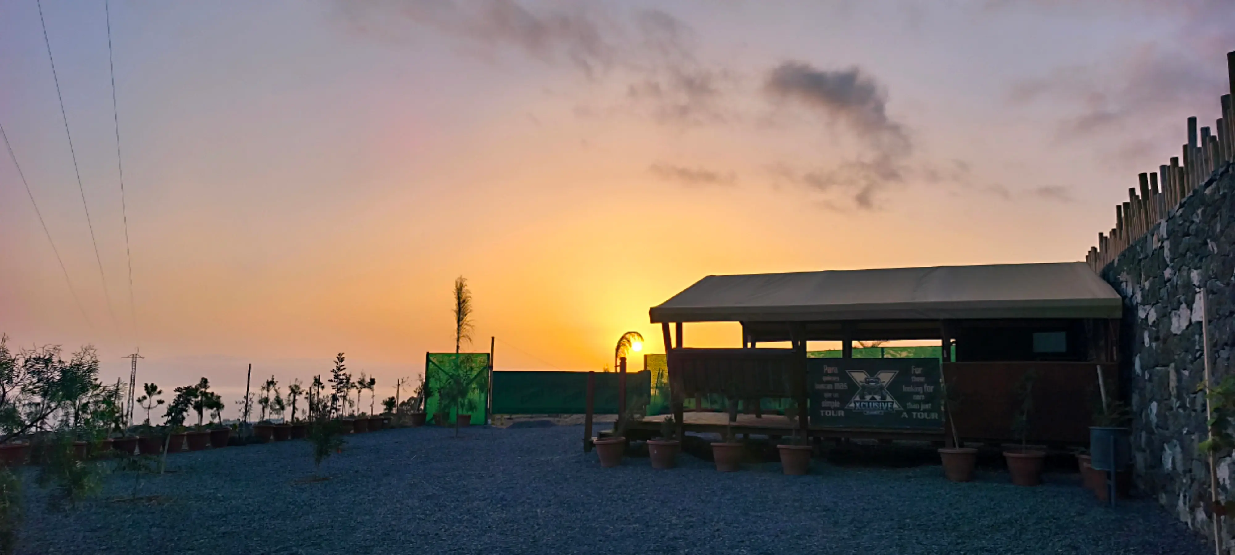 Vista frontal del buggy
